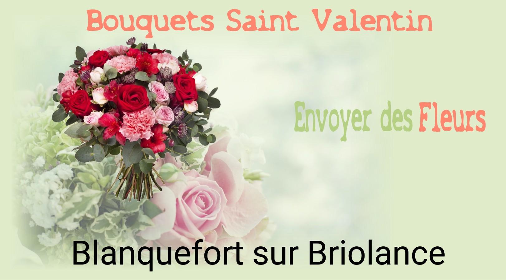 Roses de Saint-Valentin livrées à Blanquefort-sur-Briolance
